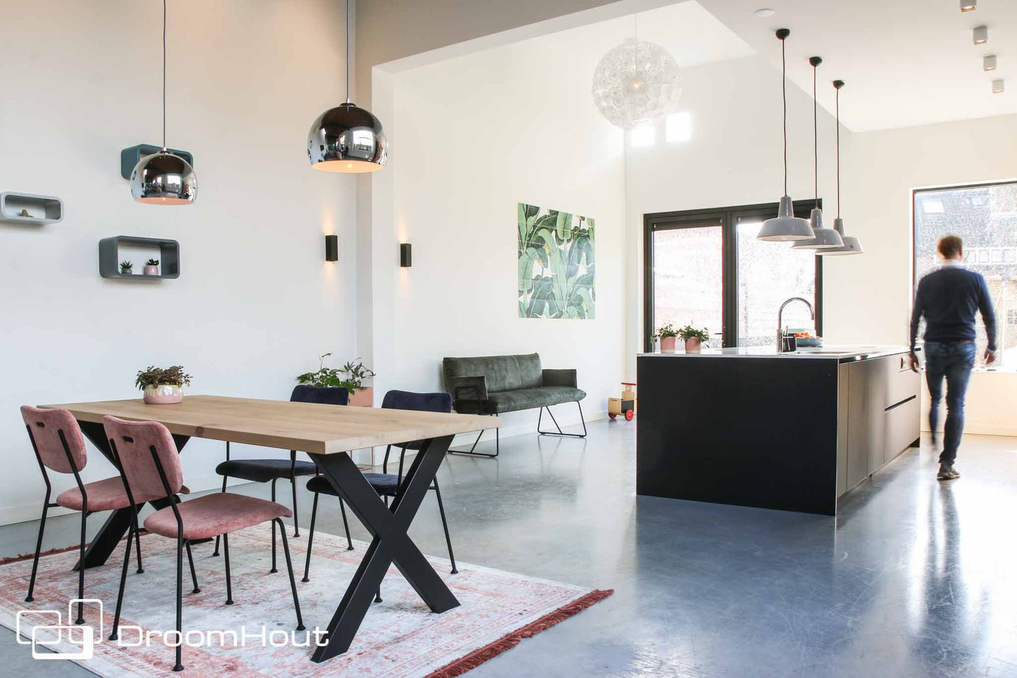 Eettafel DroomHout Grazioso - 200 cm x 90 cm - showroommodel