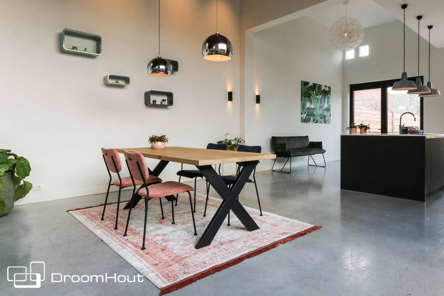 Eettafel DroomHout Grazioso - 200 cm x 90 cm - showroommodel