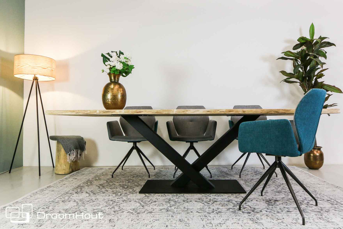 Tafel eiken DroomHout Albero - 230 cm x 100 cm - showroommodel