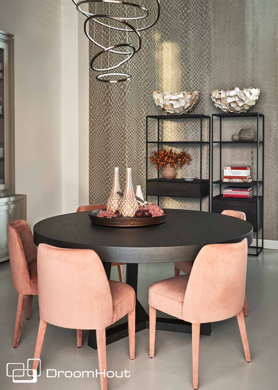 Ronde eettafel eiken Keijser&Co Big Top rond 3-poot