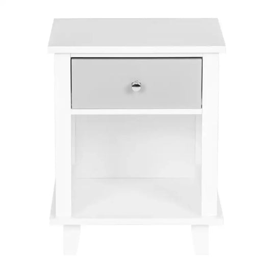 BukkitBow - Compact Nachtkastje - Waterbestendig - Met Lade en Open Compartiment - 40x34x50cm