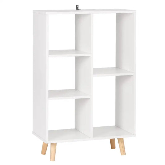 BukkitBow - Compacte Boekenkast - 5 Vakken - Ruimte-efficiënt - Sterke Planken - 30x60x95CM