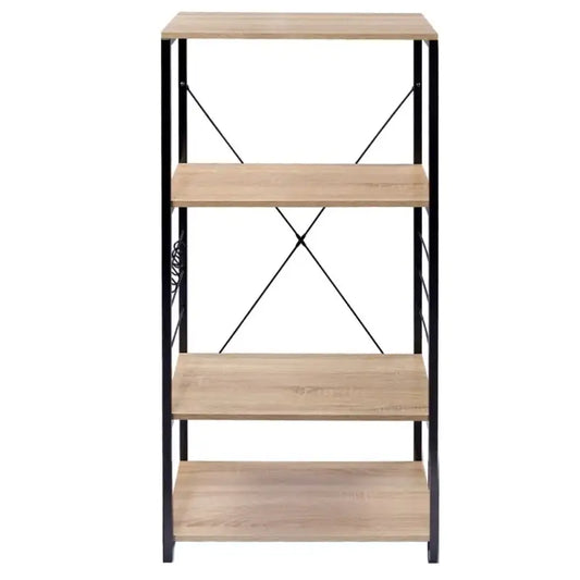 BukkitBow - Keukenkast / Opbergrek - Zware Belastbaarheid - 4 Planken - Modern Ontwerp - 60x40x123CM