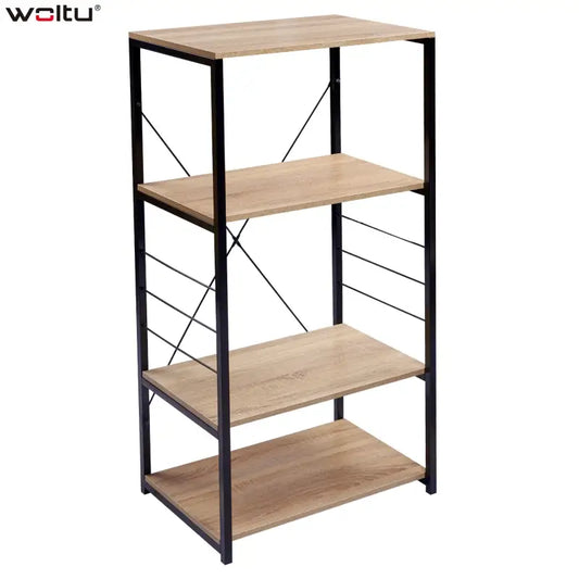 BukkitBow - Keukenkast / Opbergrek - Zware Belastbaarheid - 4 Planken - Modern Ontwerp - 60x40x123CM