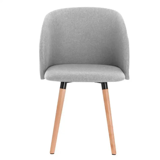 BukkitBow - Linnen Stoel - met Massief Houten Frame - Ergonomisch en Stijlvol - Zithoogte: 47CM