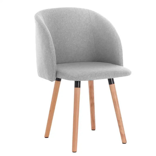 BukkitBow - Linnen Stoel - met Massief Houten Frame - Ergonomisch en Stijlvol - Zithoogte: 47CM