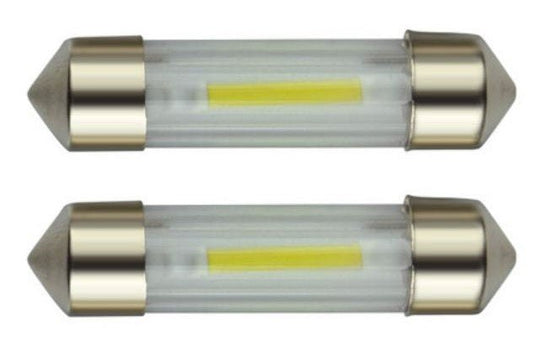 C5W 36mm autolamp 2 stuks | LED festoon | COB daglichtwit 6500K | 24 Volt - 2 Watt