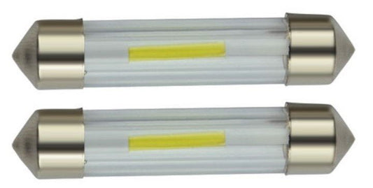 C5W 41mm autolamp 2 stuks | LED festoon | COB warmwit 3000K | 24 Volt - 2 Watt