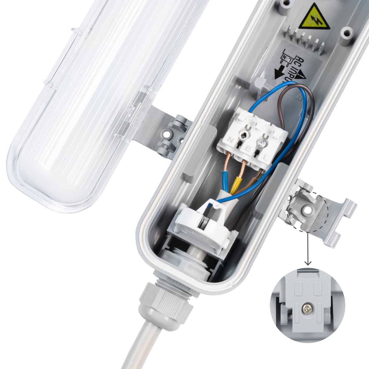 LED's Light LED TL armatuur 120 cm compleet met LED TL buis - 2160lm