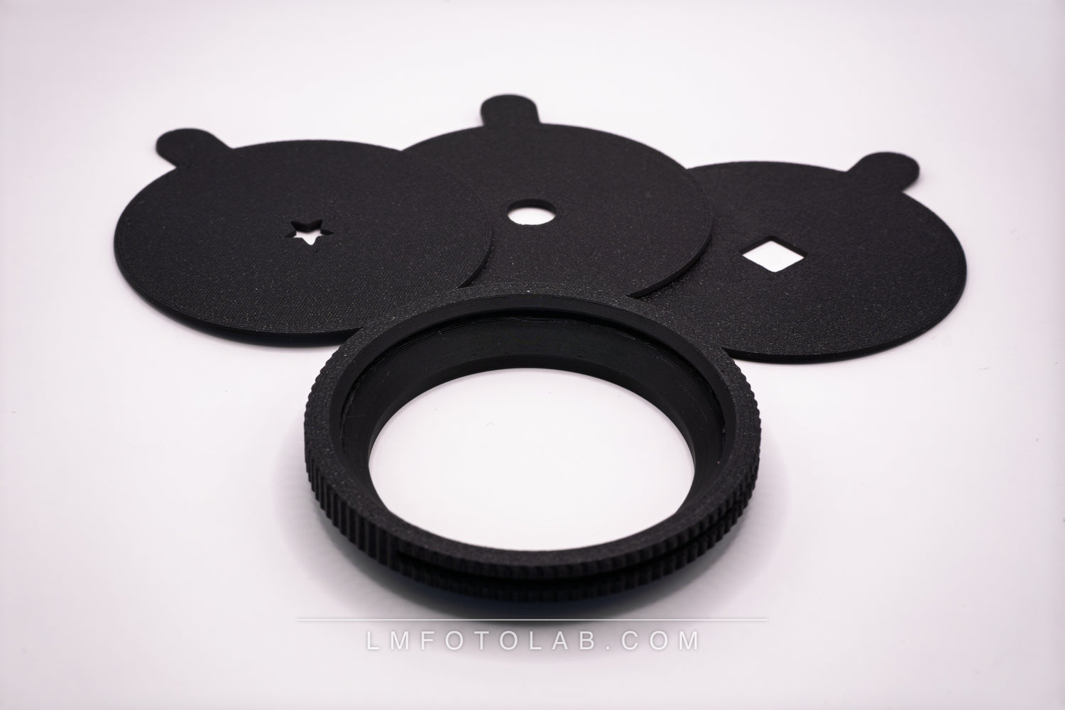 chameleon lens modulator + basis effectlenzen ster, vierkant en rondje  