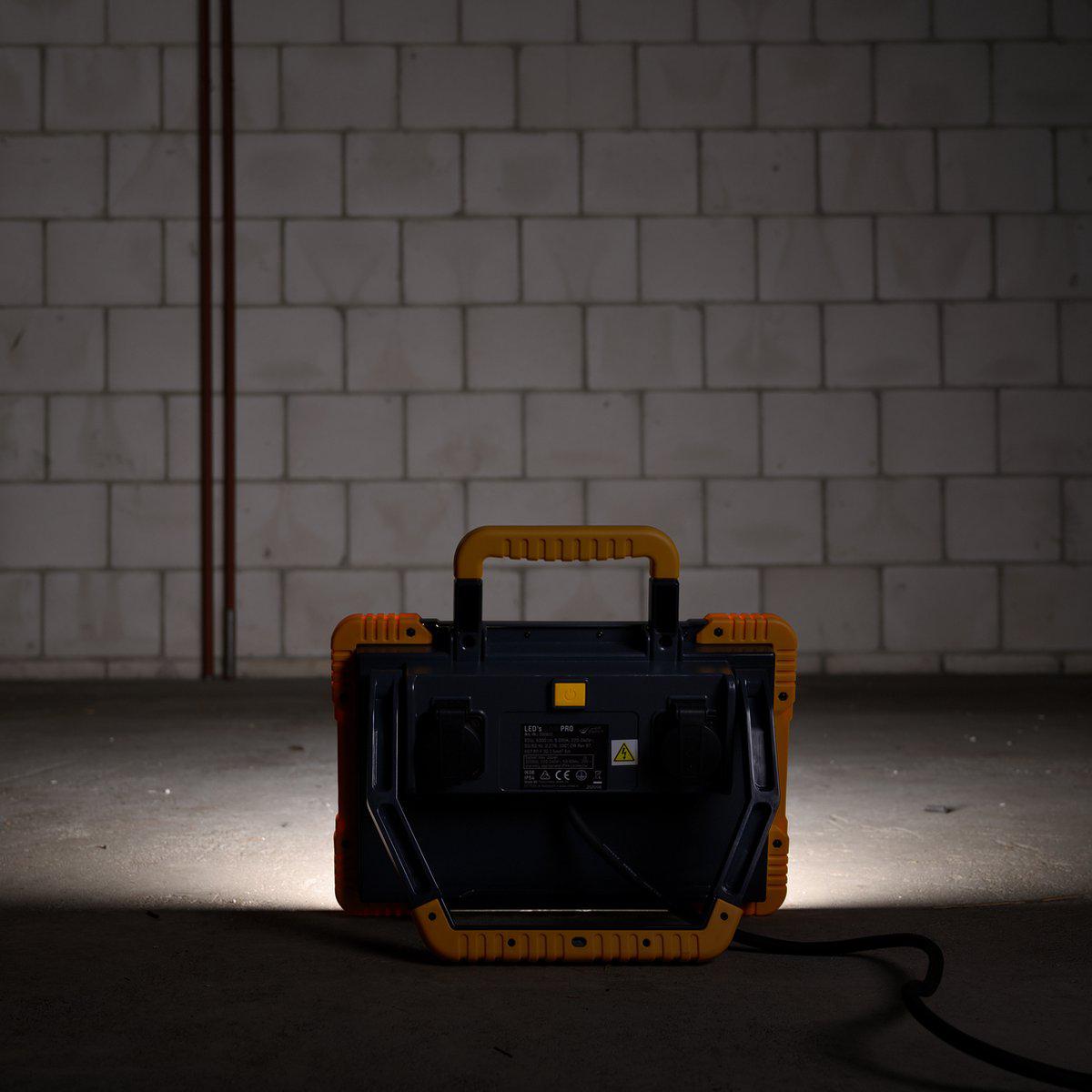 LED's Work ColorPro Bouwlamp 6000 - Realistische kleurweergave CRI97 - 5 meter snoer - IP54 - 60W