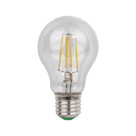 E27 LED lamp | gloeilamp A60 | 6W=60W | daglichtwit filament 6500K