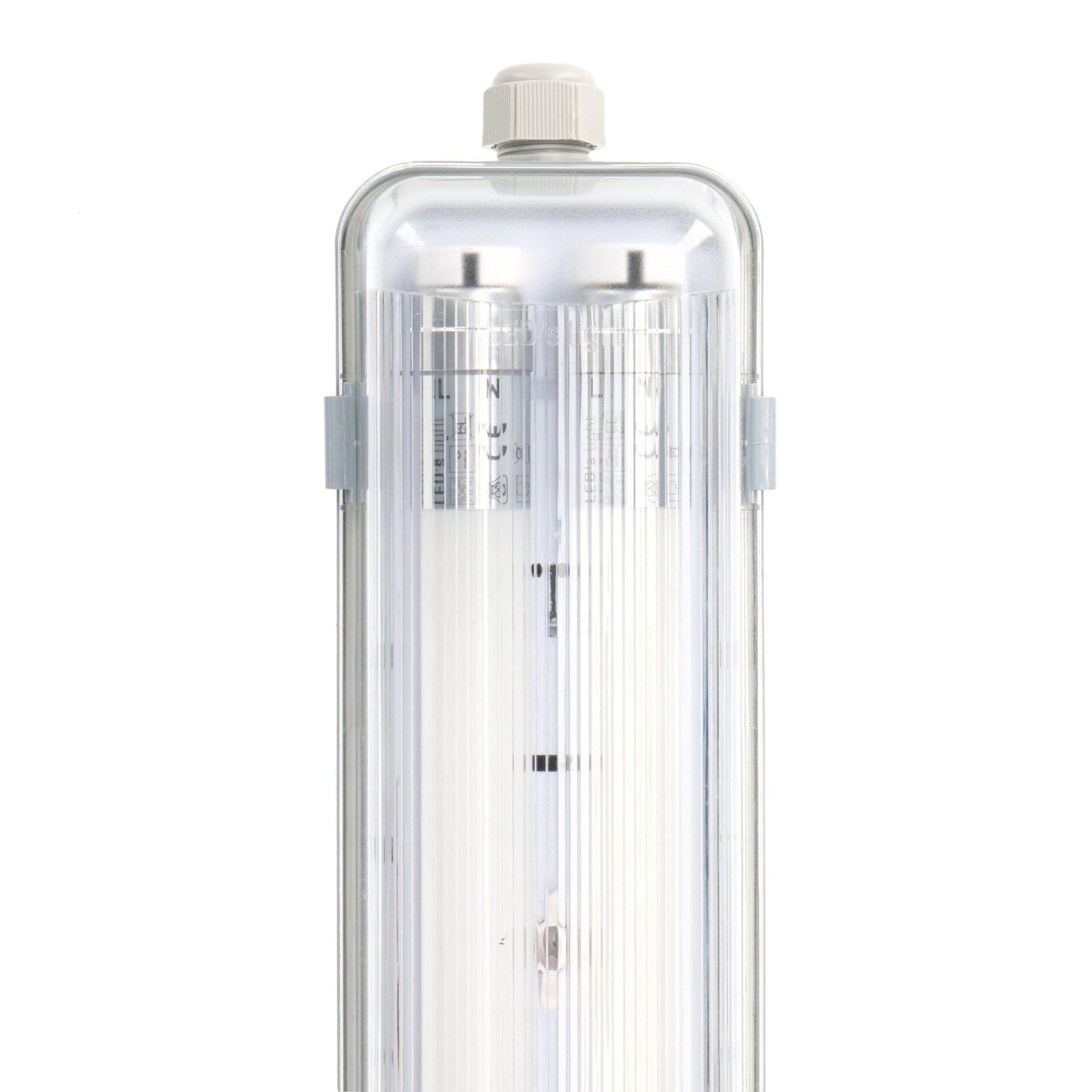 LED's Light Dubbele LED TL lamp 60 cm - compleet met LED buizen - Binnen en buiten - 2200 lm - 2x6W - 4000K
