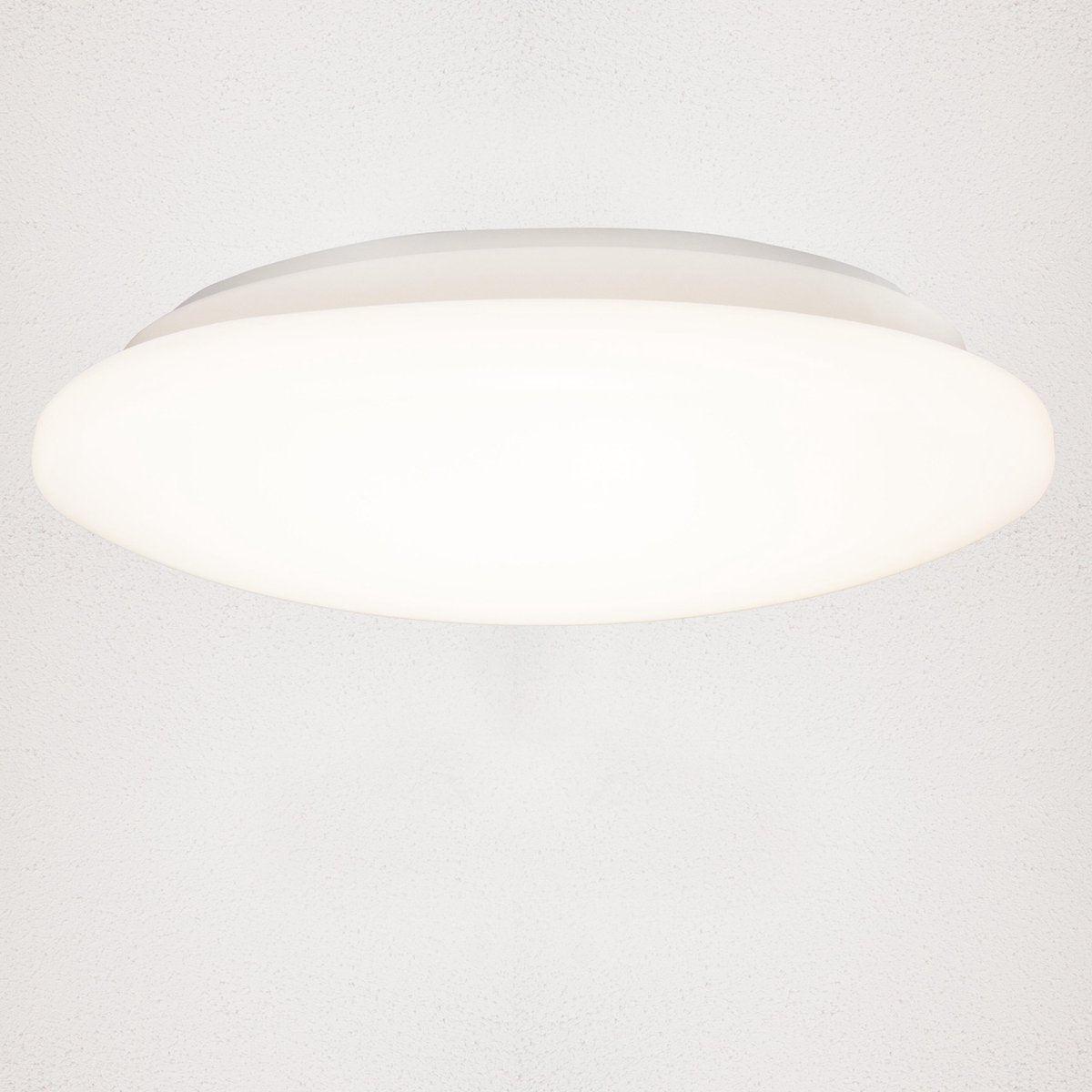 LED Badkamerlamp rond 37 cm - universeel - Spatwaterbestendig IP44 - Koud wit licht