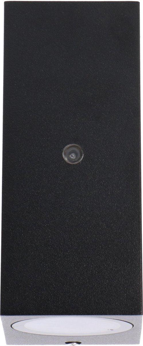 NØRD Up&Down - LED's Light LED Buitenlamp met sensor - IP44 waterdicht - GU10 fitting - Model Napoli - Zwart