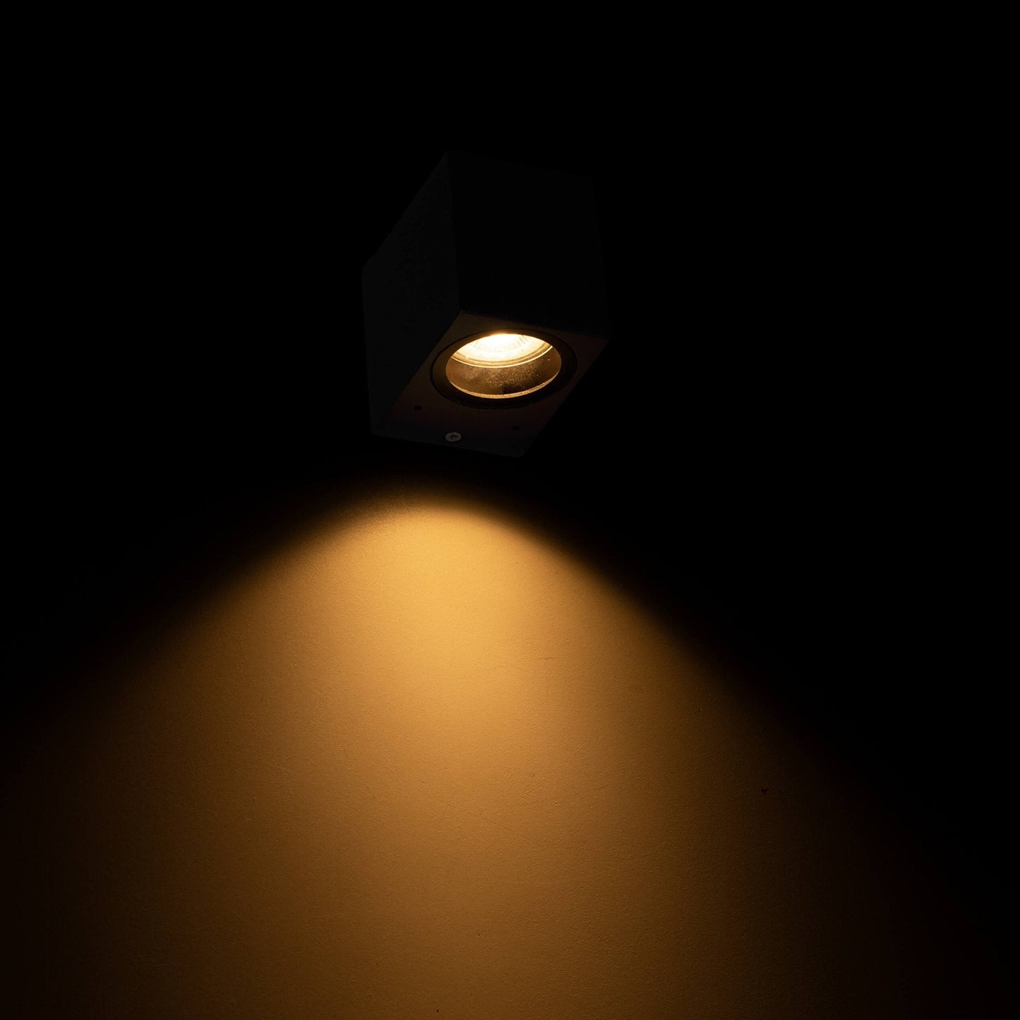 NØRD Down - LED's Light LED Wandlamp Buiten met GU10 fitting - Vierkant - IP44 - Antraciet - Model Rome