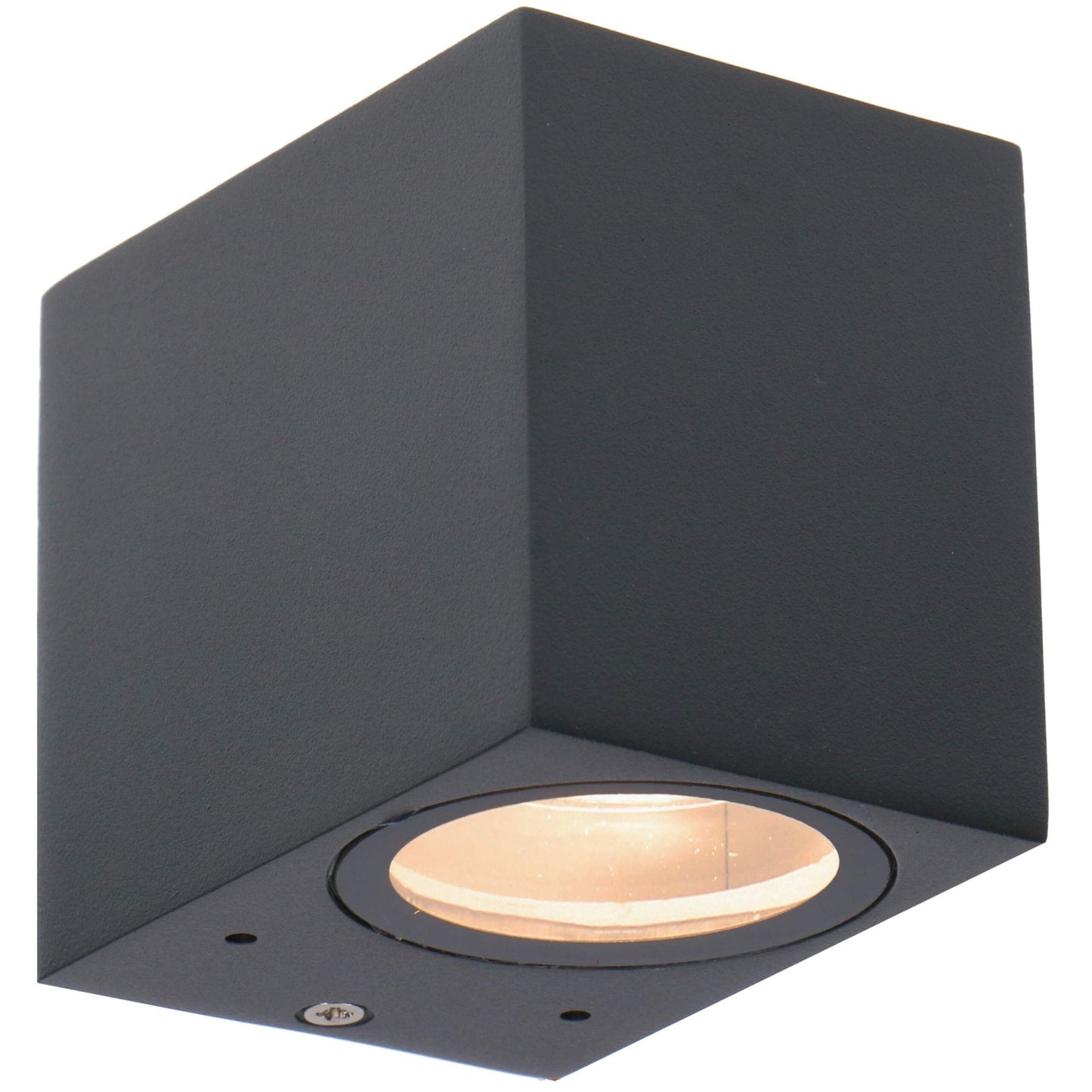 NØRD Down - LED's Light LED Wandlamp Buiten met GU10 fitting - Vierkant - IP44 - Antraciet - Model Rome