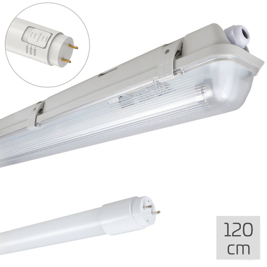 LED's Light LED TL verlichting compleet met LED TL buis 120 cm - 3 lichtkleuren - 18W (36W)