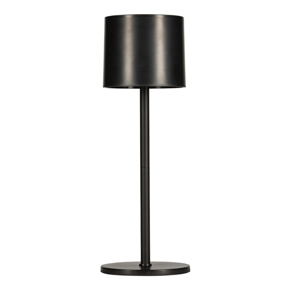 LED's Light Tafellamp op accu - oplaadbaar en draadloos - voor binnen en buiten - 3 kleuren - Zwart