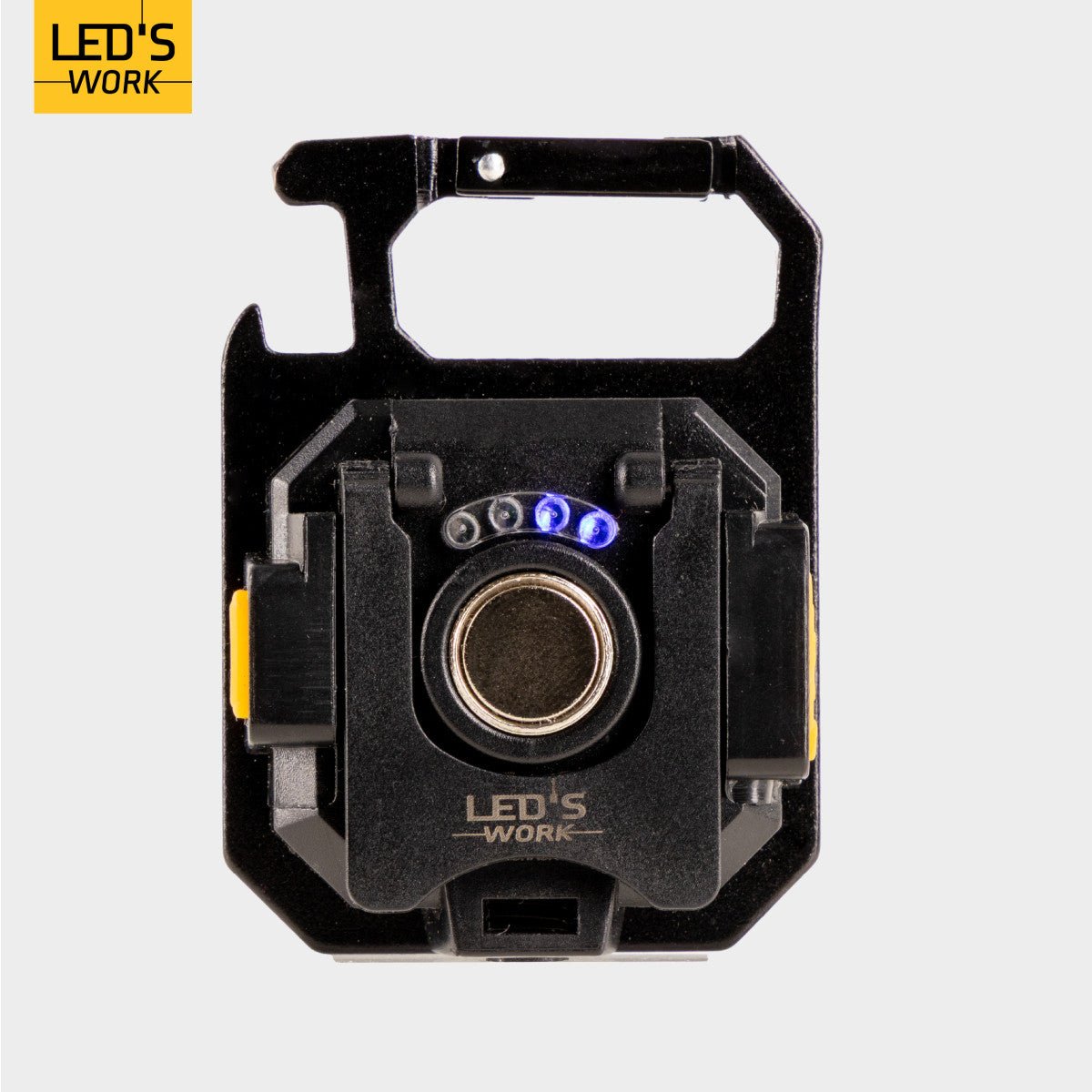 LED's Work mini Werklamp met sleutelhanger - Oplaadbaar met USB - Draadloos op accu