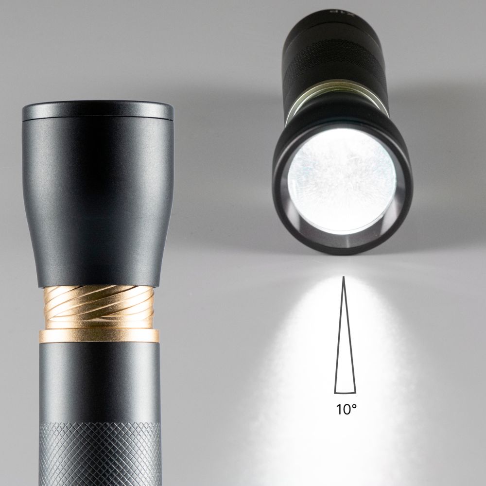 LED's Work Zaklamp op Batterijen (3x AAA) - 450 lumen - IPX4 Spatwaterdicht - Dimbaar in 3 standen