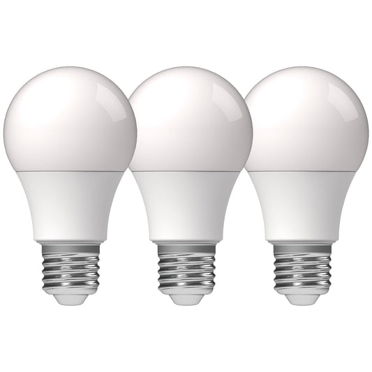 E27 LED Lampen - 8W vervangt 60W - Gaat tot 15 jaar mee - Warm wit - 3PACK