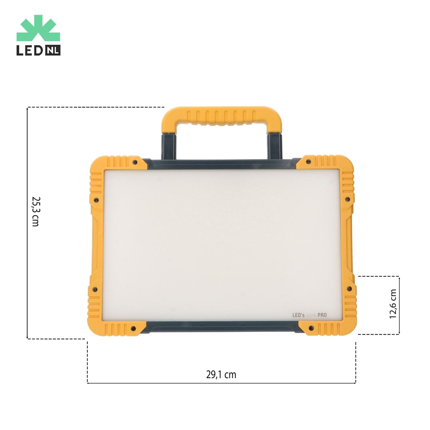 LED's Work Oplaadbare LED Bouwlamp 1500 - Draadloze werking op accu – IP54 – Rough Service Tested