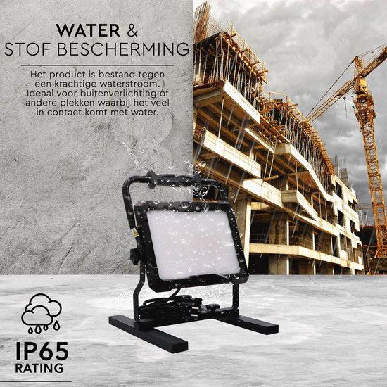 Professionele LED bouwlamp 100W – Rough Service Tested – 5 meter snoer – 9000 lumen – IP65