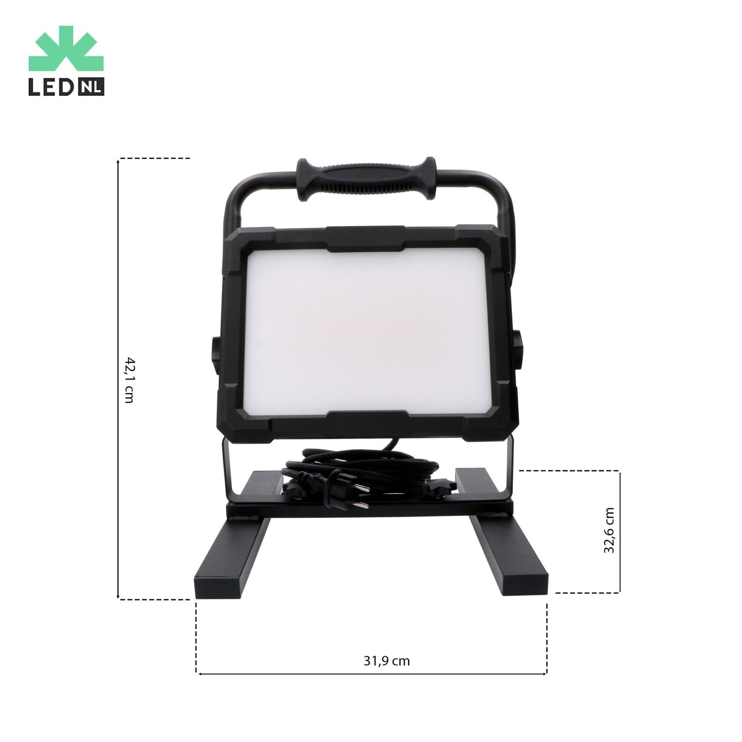 LED's Work Professionele LED Bouwlamp 13000 - Rough Service Tested - 5 meter snoer - 150W - IP65