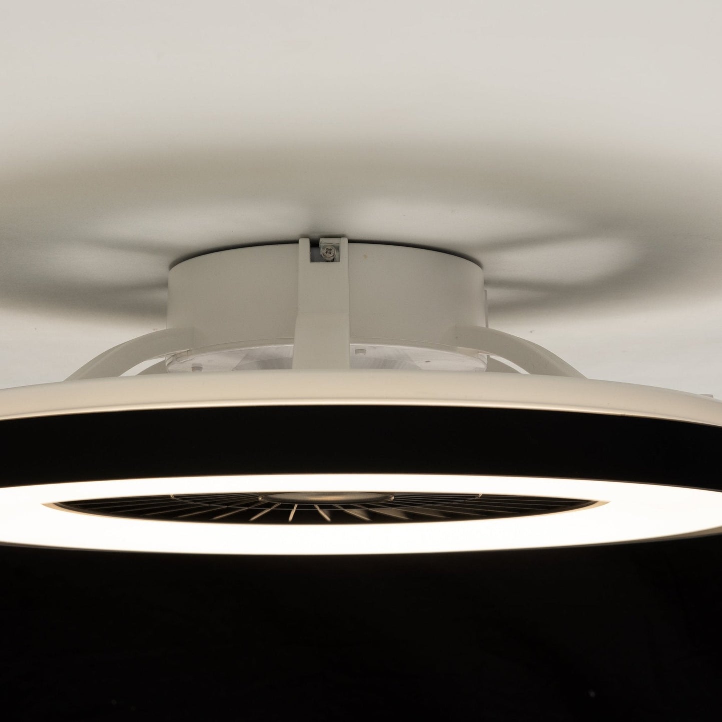 Proventa Premium Plafondventilator met lamp 60 cm - Zomer- en winterstand met afstandsbediening - Zwart