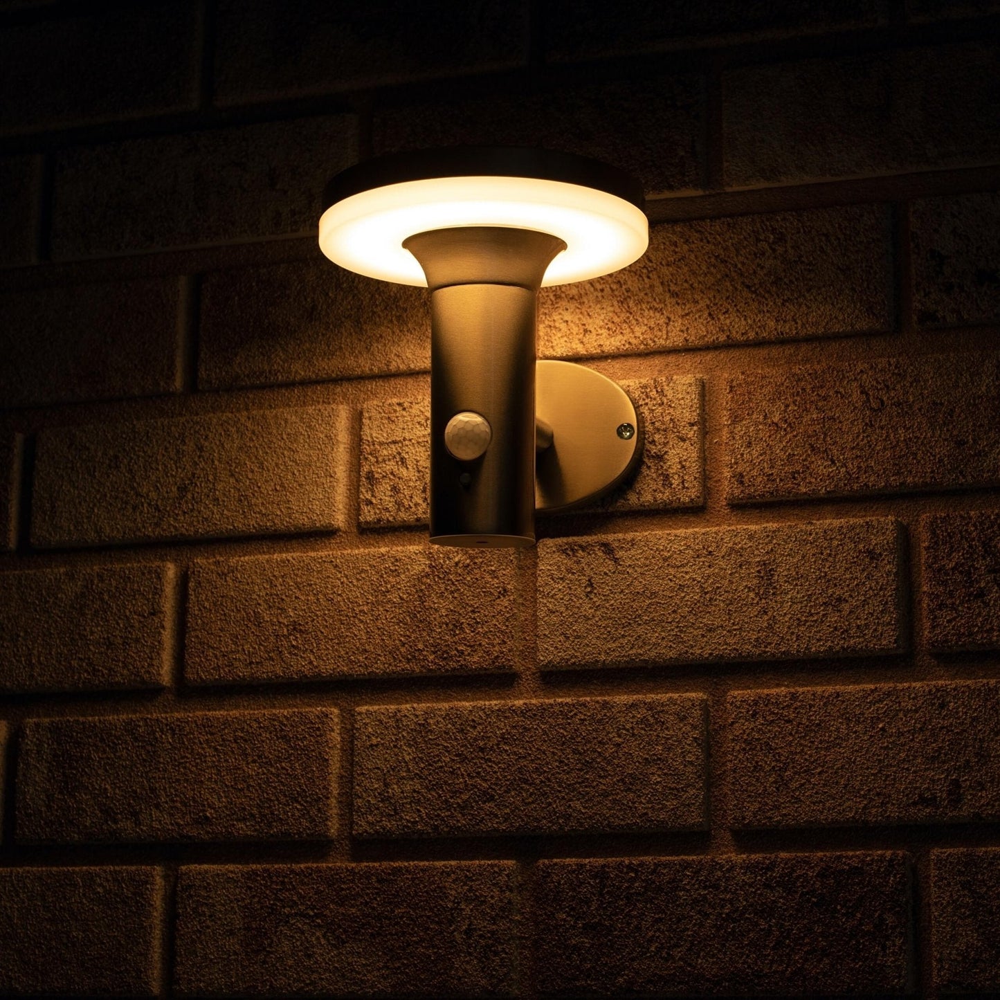 RVS Solar LED Buitenlamp met bewegingssensor - Draadloos - 3 standen - Zilver