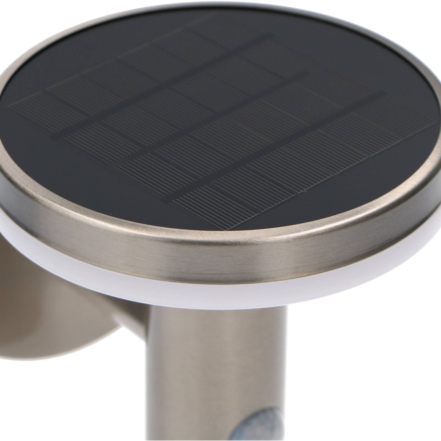 RVS Solar LED Buitenlamp met bewegingssensor - Draadloos - 3 standen - Zilver