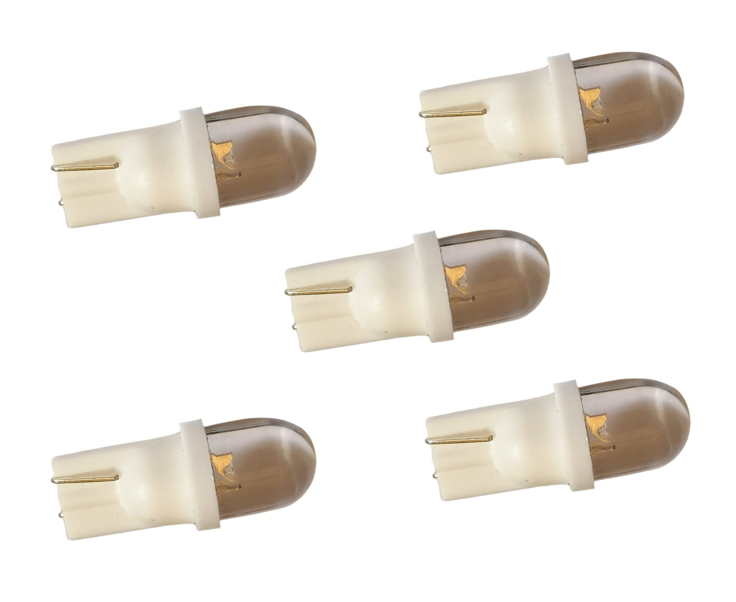 T10 autolamp 5 stuks | dashbordverlichting | daglichtwit - 6000K | LED 12V DC