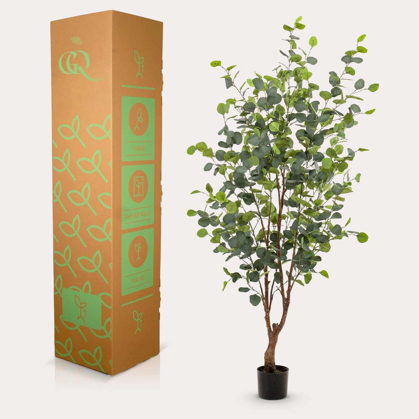 Kunstplant - Eucalyptus - Blauwe Gomboom  - 140cm