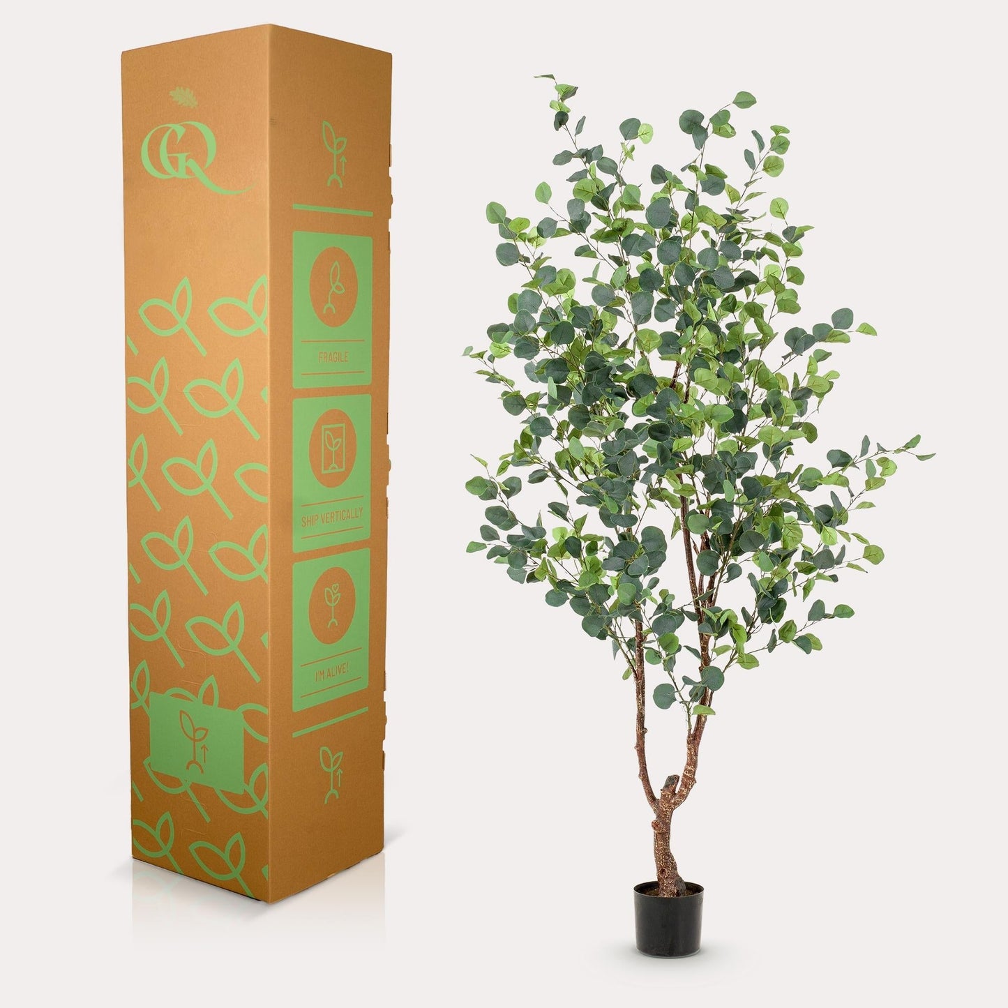 Kunstplant - Eucalyptus - Blauwe Gomboom  - 180cm
