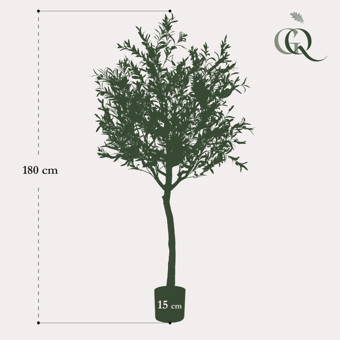Kunst Olijfboom -  Olea europaea - 180cm