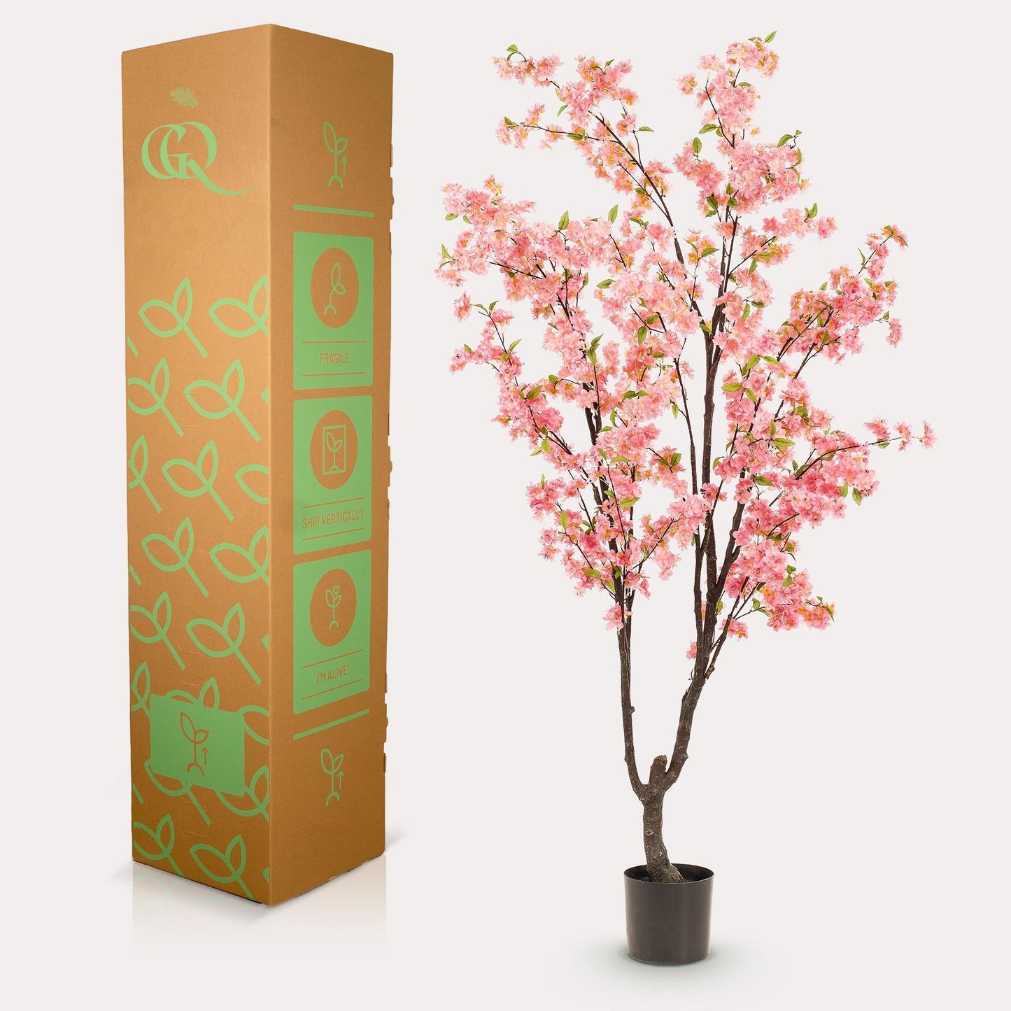 Kunstplant - Roze kersenbloesem - 210cm